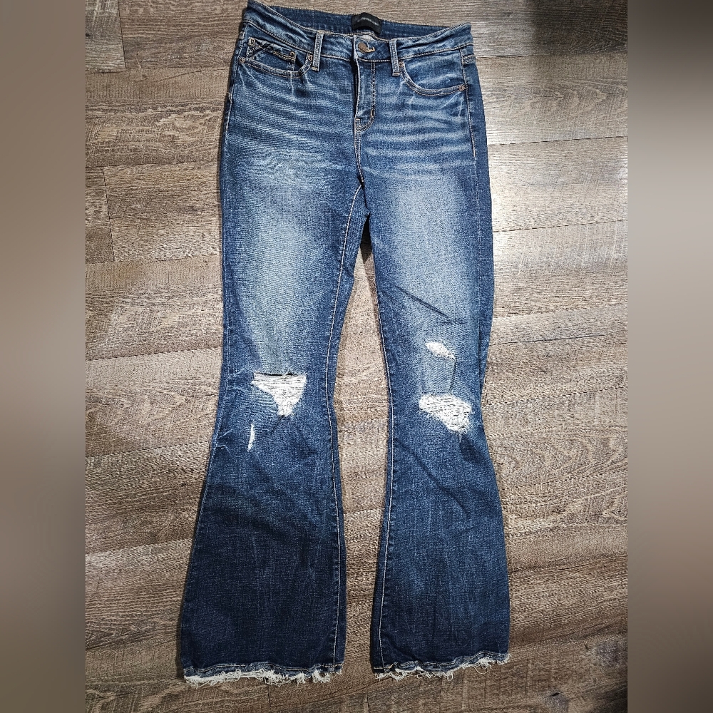 Buckle Blue Flare Jeans